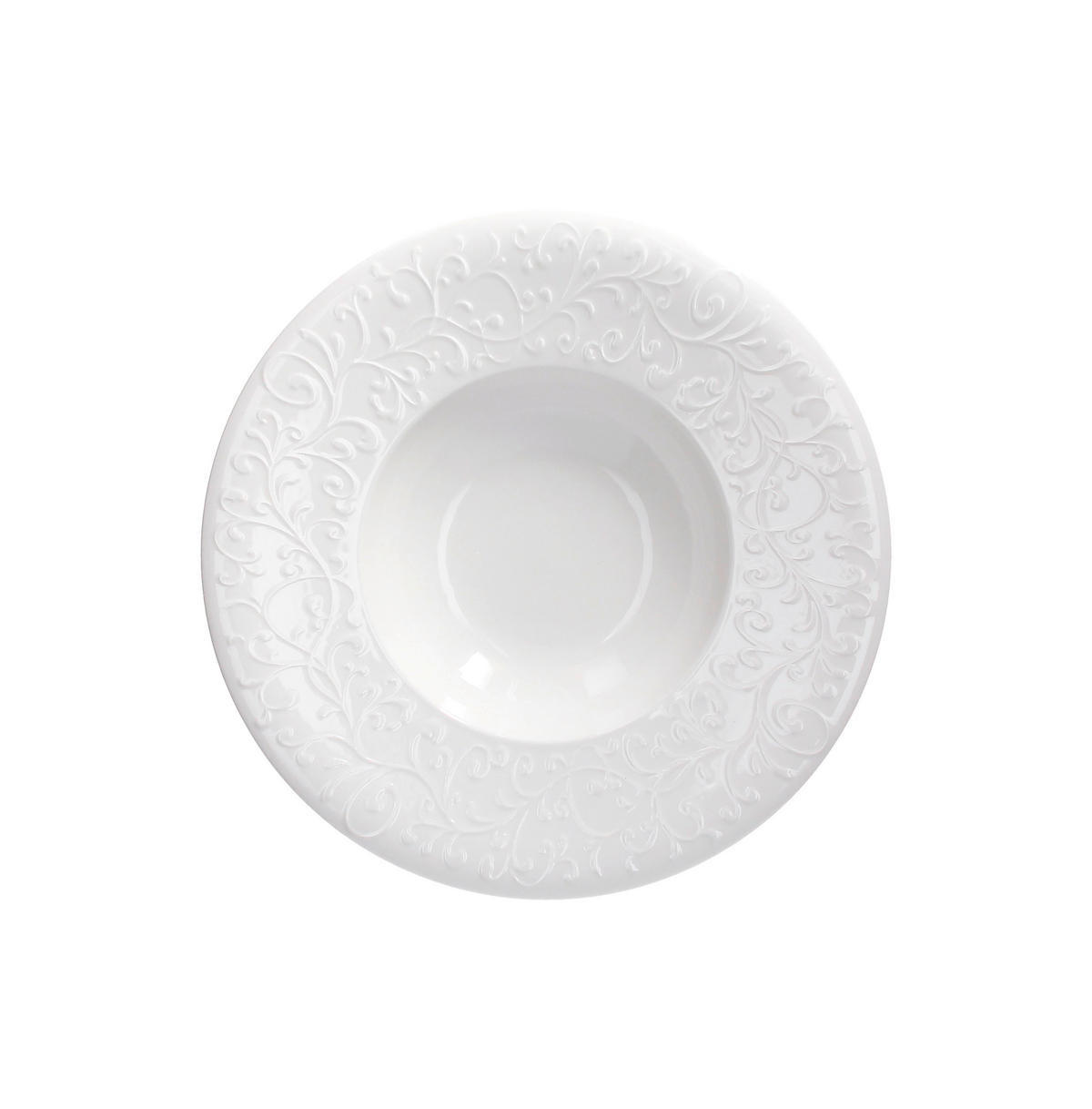 TANJUR DUBOKI    29.5/5.5 cm      Jasmin Bianco  - bijela, Basics, keramika (29.5/5.5cm) - Tognana