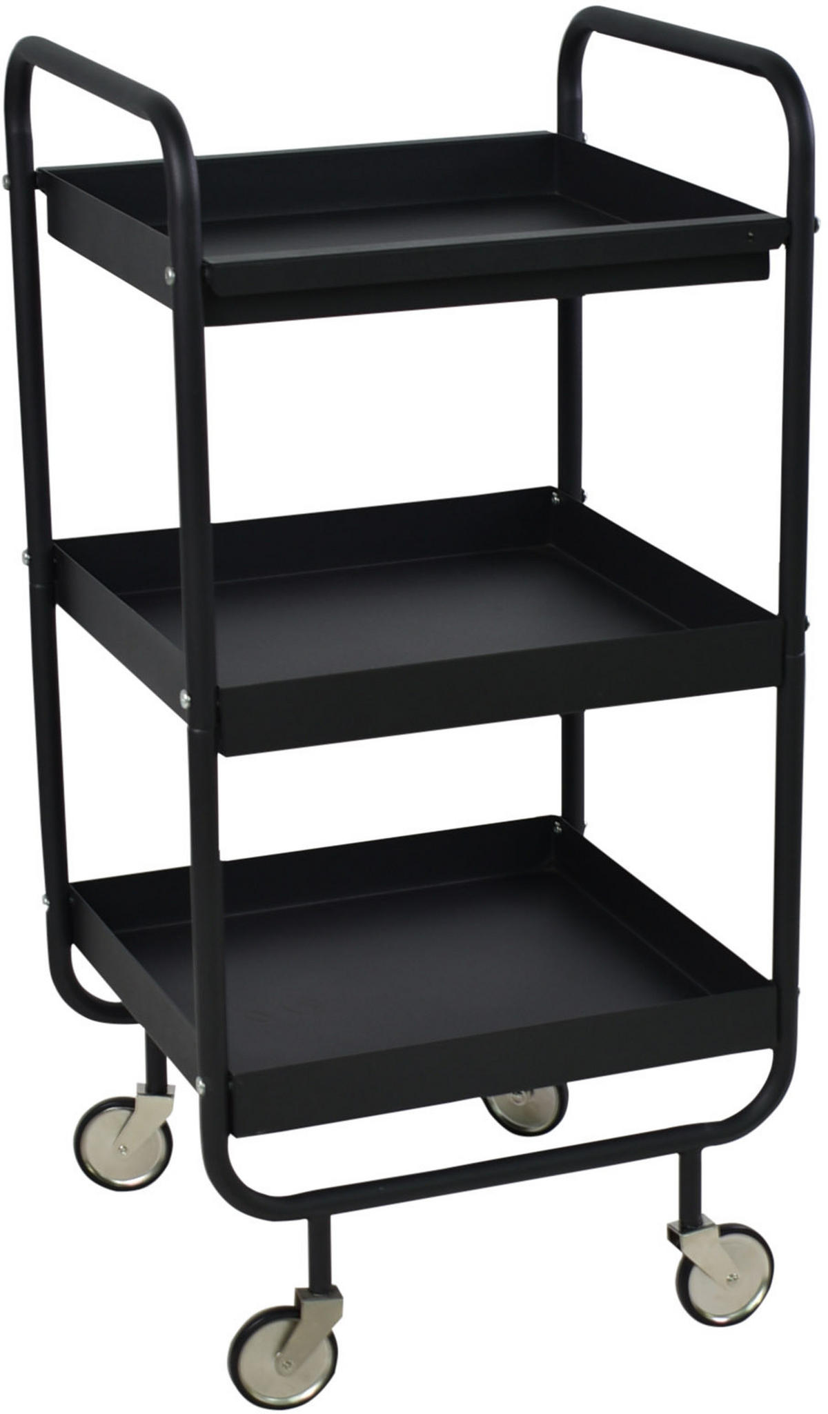 ALLZWECKWAGEN in Schwarz  - Schwarz, Design, Kunststoff/Metall (42/85/38cm) - Xora