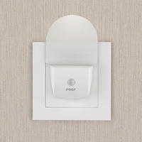 KINDER-NACHTLICHT Nightguide 9,8/12/6,2 cm   - Weiß Hochglanz, Basics, Kunststoff (9,8/12/6,2cm) - Reer