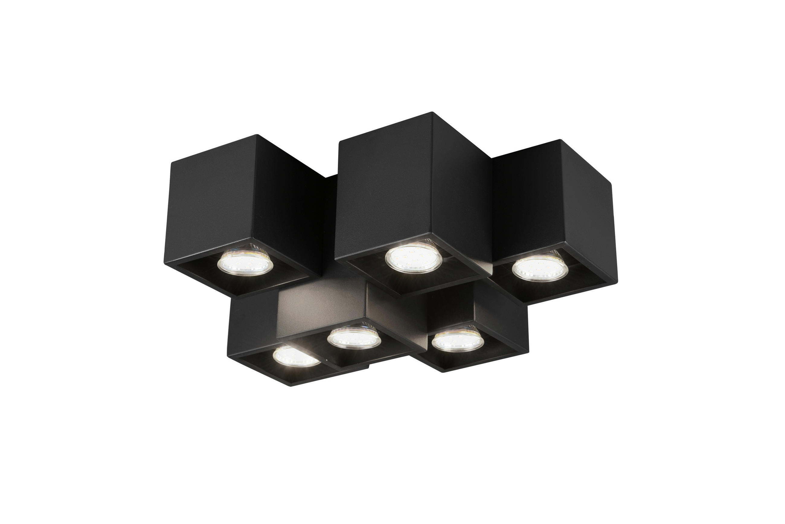 DECKENLEUCHTE  30/15 cm    - Schwarz, Design, Metall (30/15cm) - Trio Leuchten