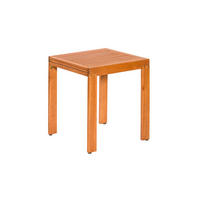 BALKONTISCH  - Naturfarben, KONVENTIONELL, Holz (65/77,5/130cm) - Gardenson