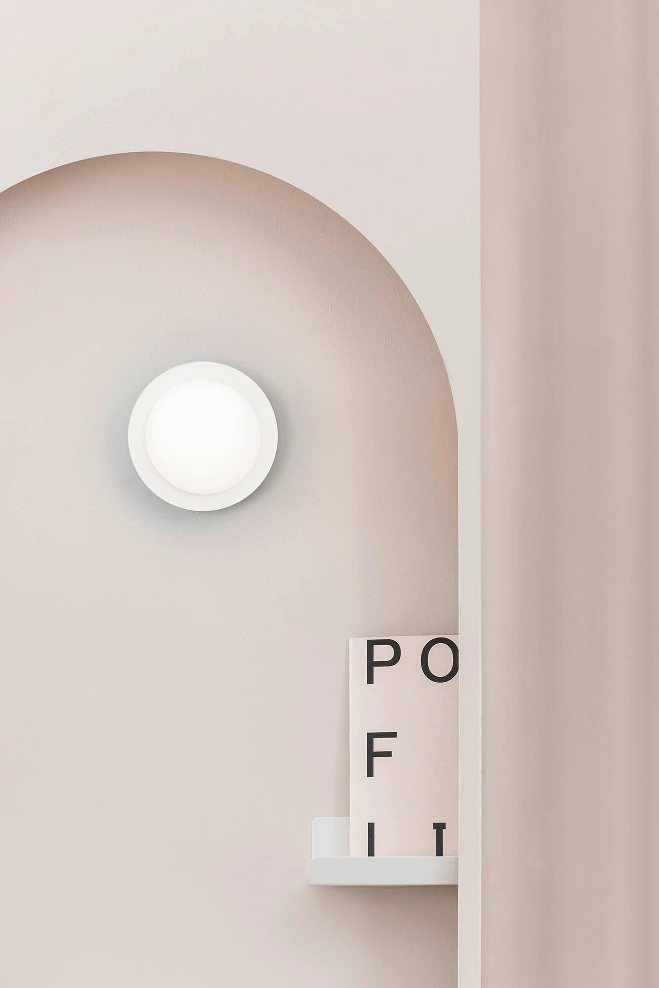 LED-WANDLEUCHTE 12/8 cm   - Weiß, KONVENTIONELL, Metall (12/8cm)