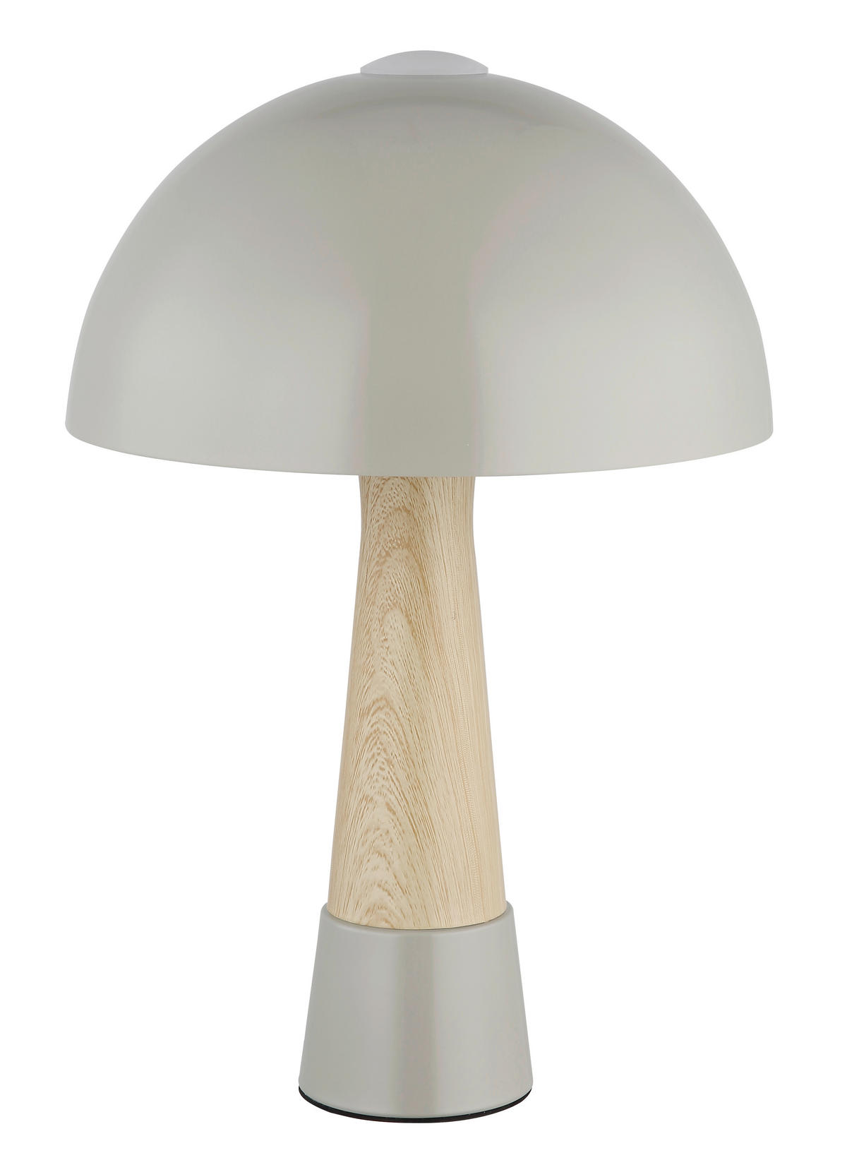 TISCHLEUCHTE PAULIN 25/36.5 cm  - Schwarz/Grau, Design, Kunststoff/Metall (25/36.5cm) - Globo