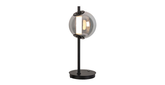 LED-TISCHLEUCHTE 20/51 cm - Chromfarben/Schwarz, Design, Glas/Kunststoff (20/51cm) - Dieter Knoll