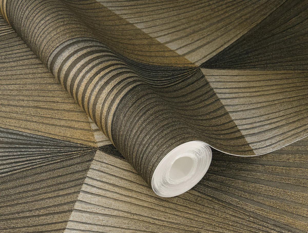 TAPETE - Schwarz, Design, Textil (600/53cm) - Tesa