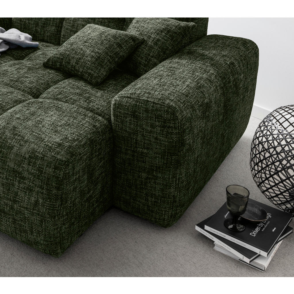 Thumbnail - Livetastic Xxl-Sessel, Waldgrün, Textil, Uni, Füllung: Schaumstoff, 181x87x155 cm, Made in EU, erweiterbar (Typenauswahl...