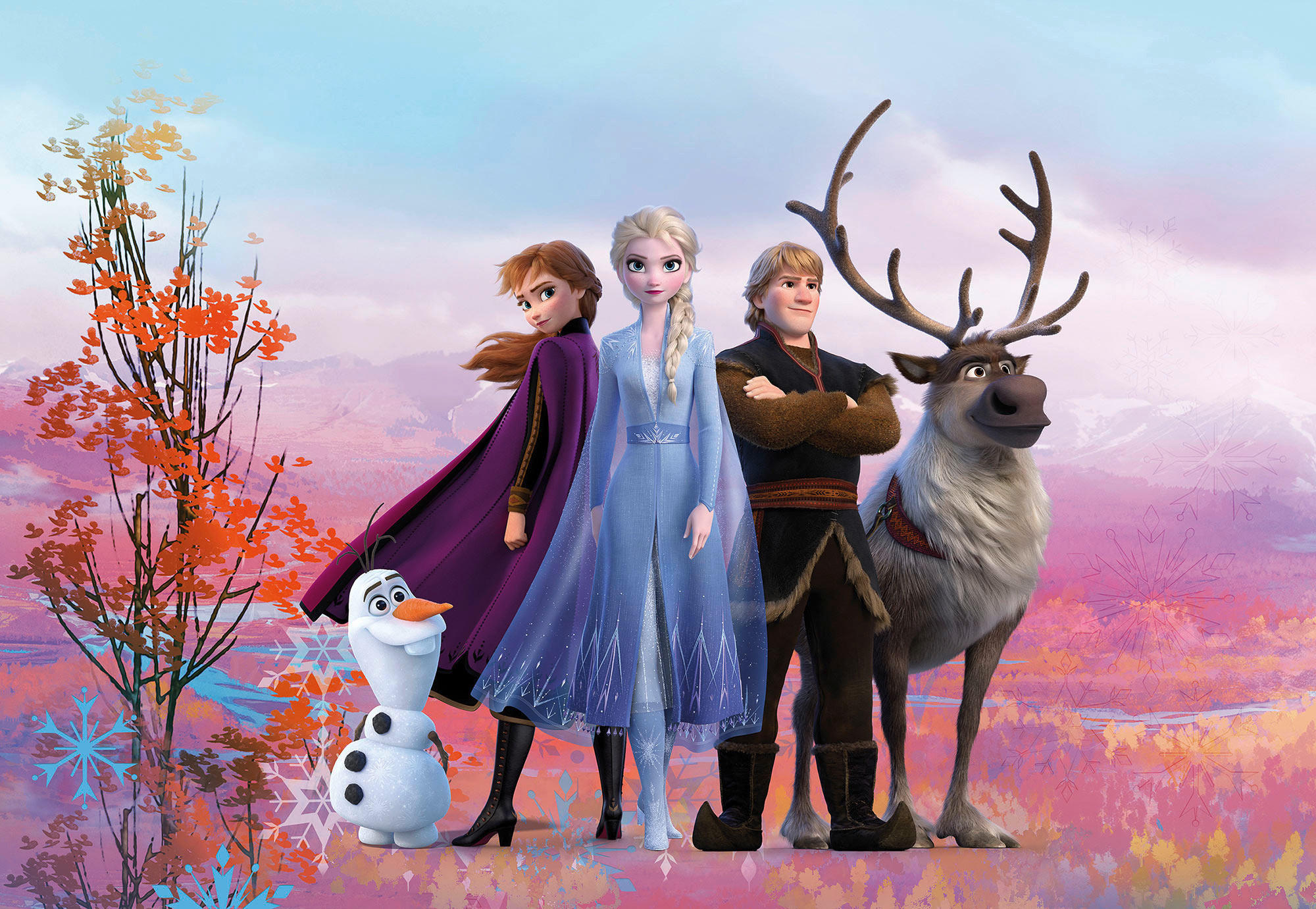 FOTOTAPETE Frozen - Multicolor, Basics (368/254cm) - Xora