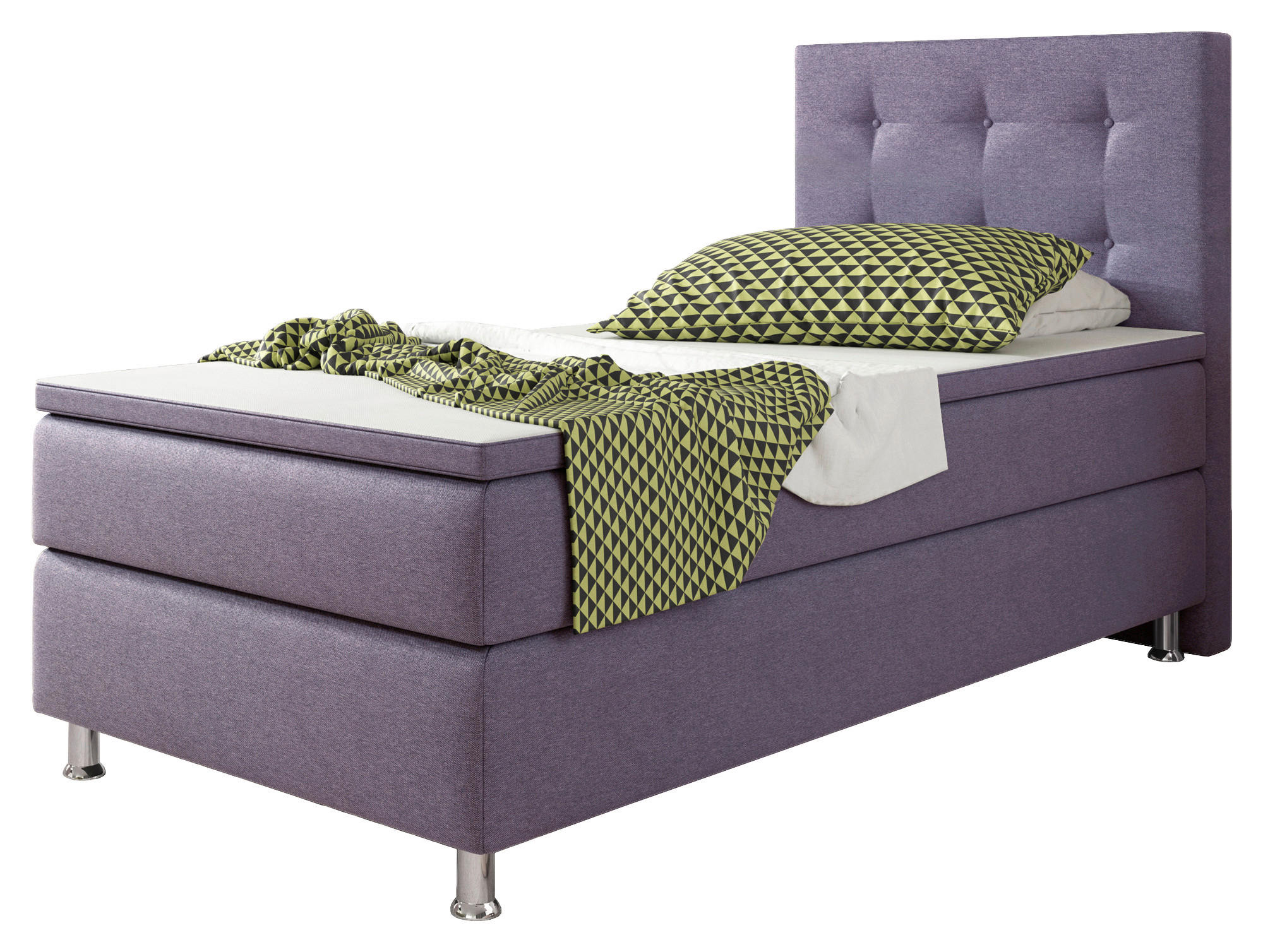 Boxspringbett mit Topper 90x200 cm Köln-F