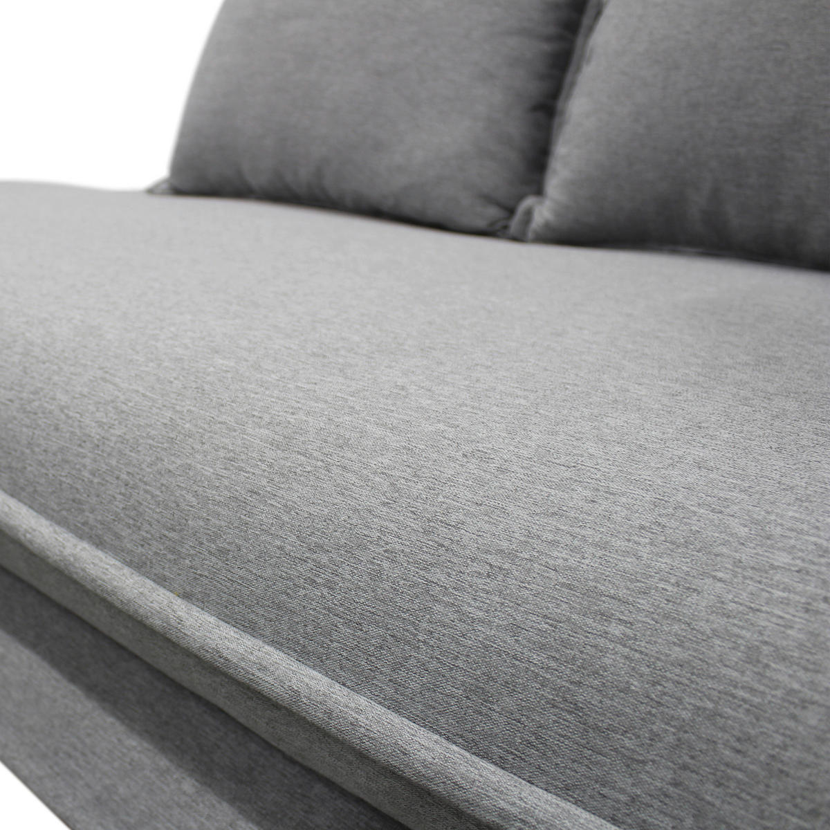 LIEGE Flachgewebe Grau  - Silberfarben/Grau, Design, Kunststoff/Textil (224/84/99/107cm) - MID.YOU