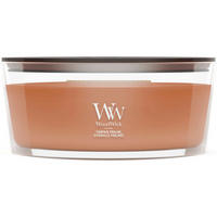 ILLATGYERTYA - cappuccino/áttetsző, Basics, üveg/paraffin (19/9/12cm) - WoodWick