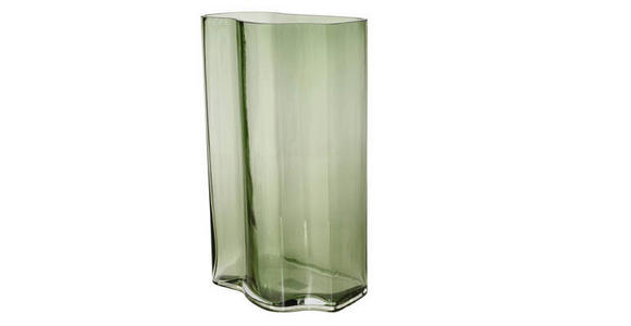VASE 30 cm  - Dunkelgrün, Trend, Glas (18/12/30cm) - Ambia Home