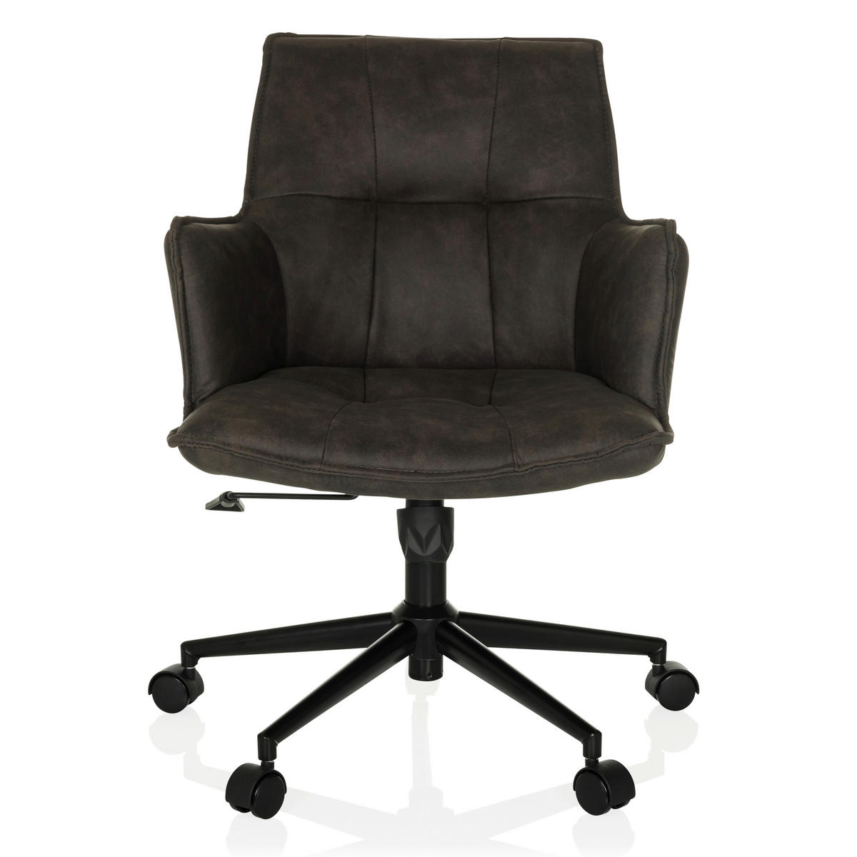 DREHSTUHL Dunkelgrau  - Dunkelgrau/Schwarz, MODERN, Kunststoff/Textil (54/85/70cm) - MID.YOU