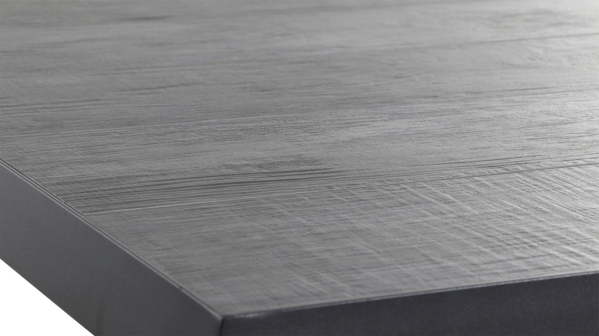 GARTENTISCHGRUPPE Aluminium  - Anthrazit, MODERN, Keramik/Kunststoff (100/88/260cm) - Siena Garden