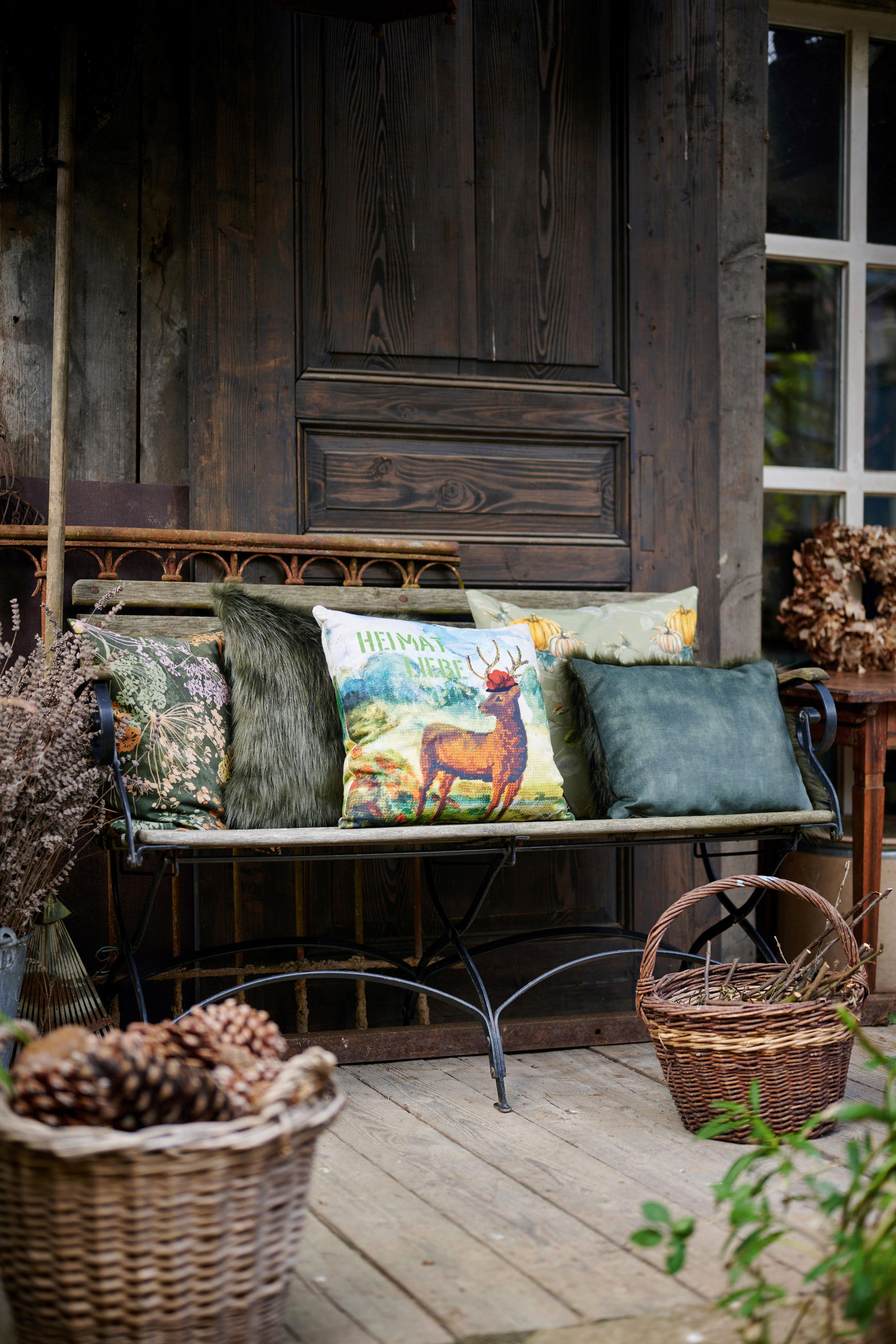 KISSENHÜLLE 46/46 cm  - Grün, Basics, Textil (46/46cm) - Apelt