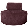 SESSEL in Struktur Bordeaux  - Bordeaux/Schwarz, Basics, Textil/Metall (88/70/88cm) - Livetastic