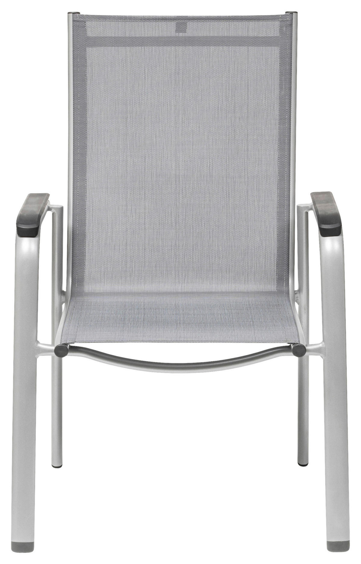 STAPELSESSEL in Metall, Textil Anthrazit, Silberfarben  - Anthrazit/Silberfarben, Basics, Textil/Metall (60/100/61cm) - Kettler