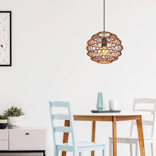HÄNGLAMPA 29/120 cm  - svart, Basics, metall/papper (29/120cm) - Globo