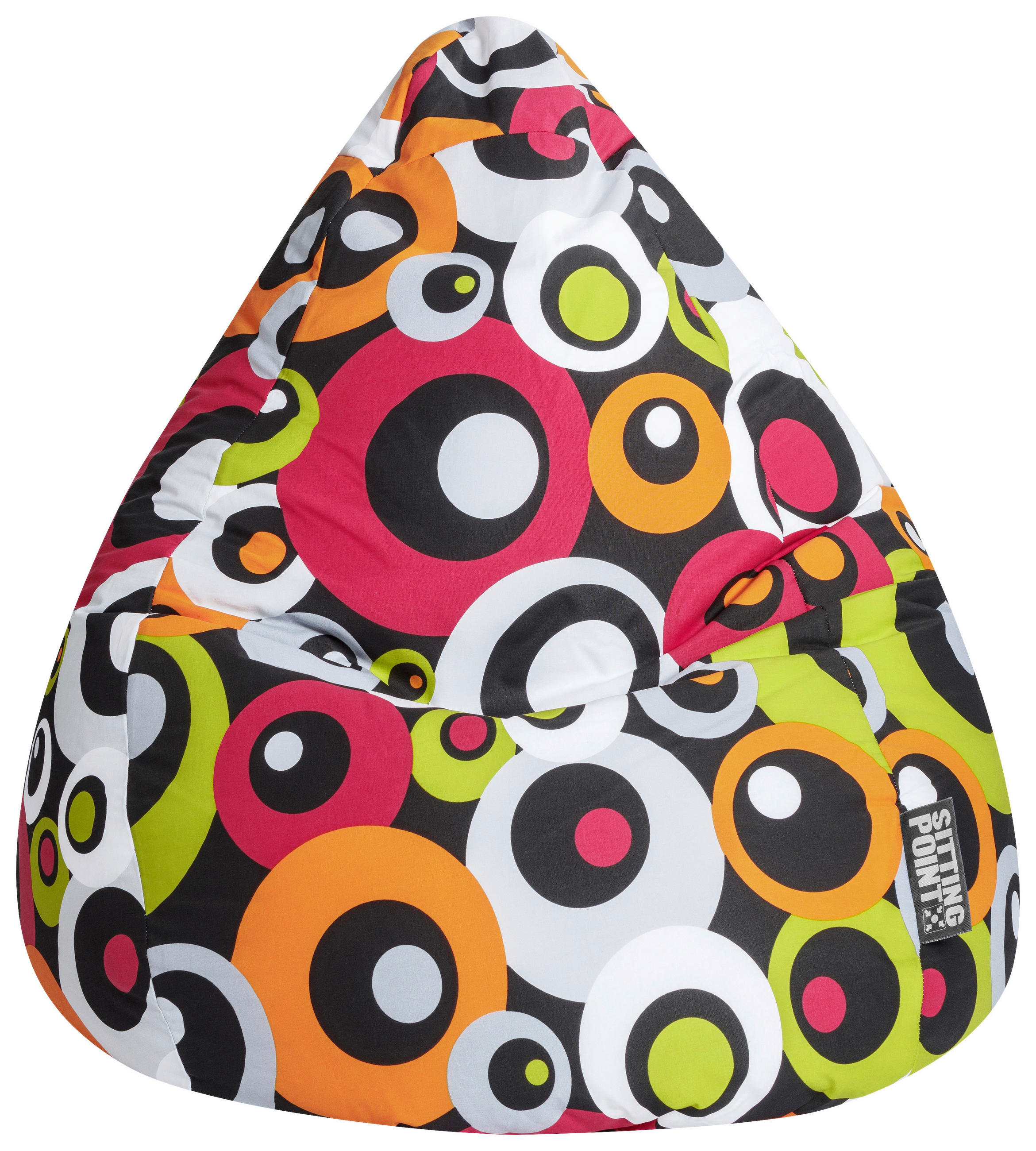 SITZSACK 220 l  - Multicolor/Orange, Design, Textil (110/70/110cm) - Carryhome