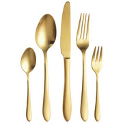 BESTECKSET 30-teilig - Goldfarben, Design, Metall - Homeware Profession.
