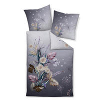 BETTWÄSCHE Makosatin 155/220 cm  - Lila, Design, Textil (155/220cm) - Janine
