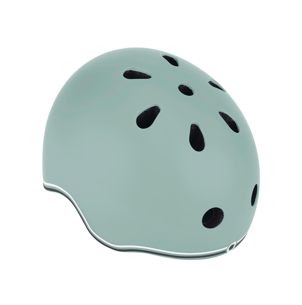 KINDERHELM HELM GO-UP LIGHTS  - Salbeigrün, Basics, Kunststoff (24/21/14,5cm) - GLOBBER