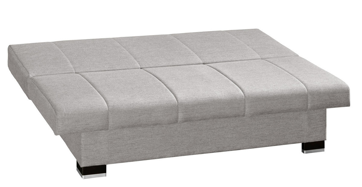 SCHLAFSOFA  mit Stoffauswahl, Schlafen auf Sitzhöhe, Rücken echt Hellgrau  - Wengefarben/Hellgrau, KONVENTIONELL, Holz/Textil (200/80/94cm) - Novel