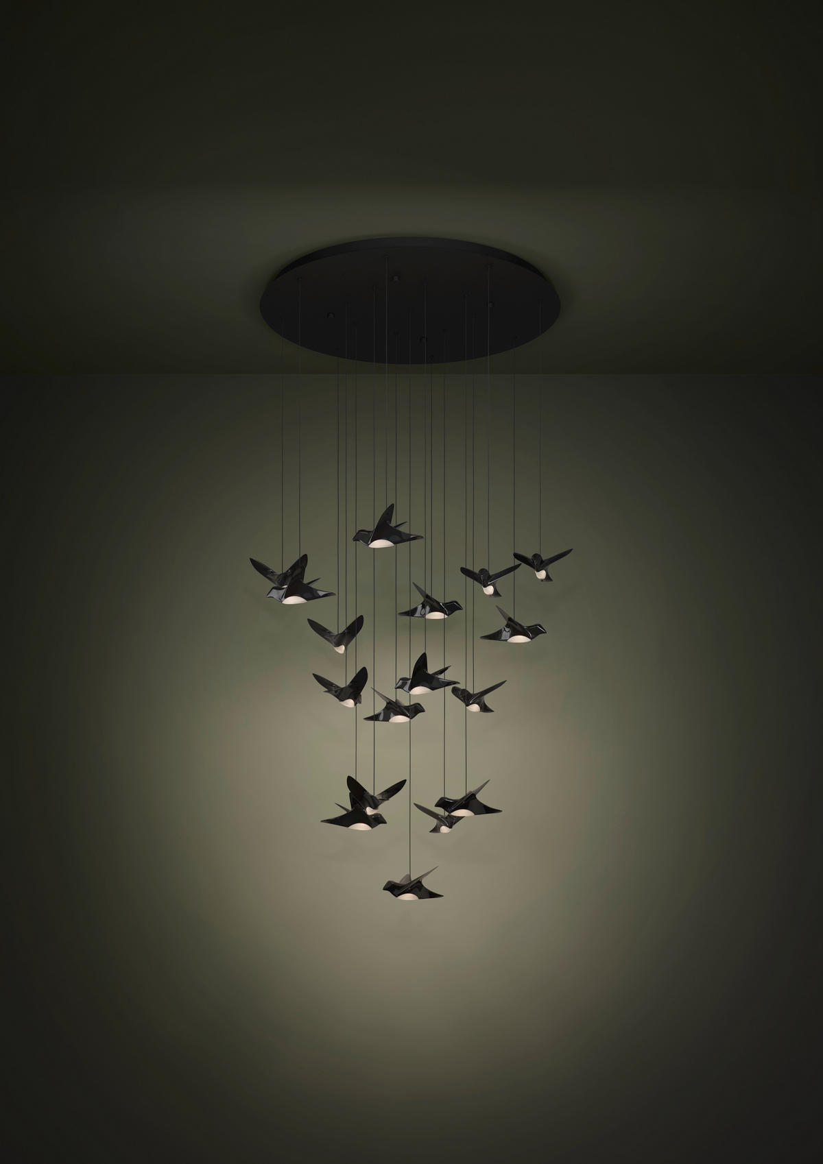 LED-PENDELLAMPA Paratebueno 78/220 cm  - svart, Design, metall/plast (78/220cm) - Eglo