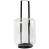 LATERNE - Schwarz, Trend, Glas/Metall (17/36,5cm) - Ambia Home