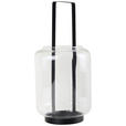 LATERNE - Schwarz, Trend, Glas/Metall (17/36,5cm) - Ambia Home