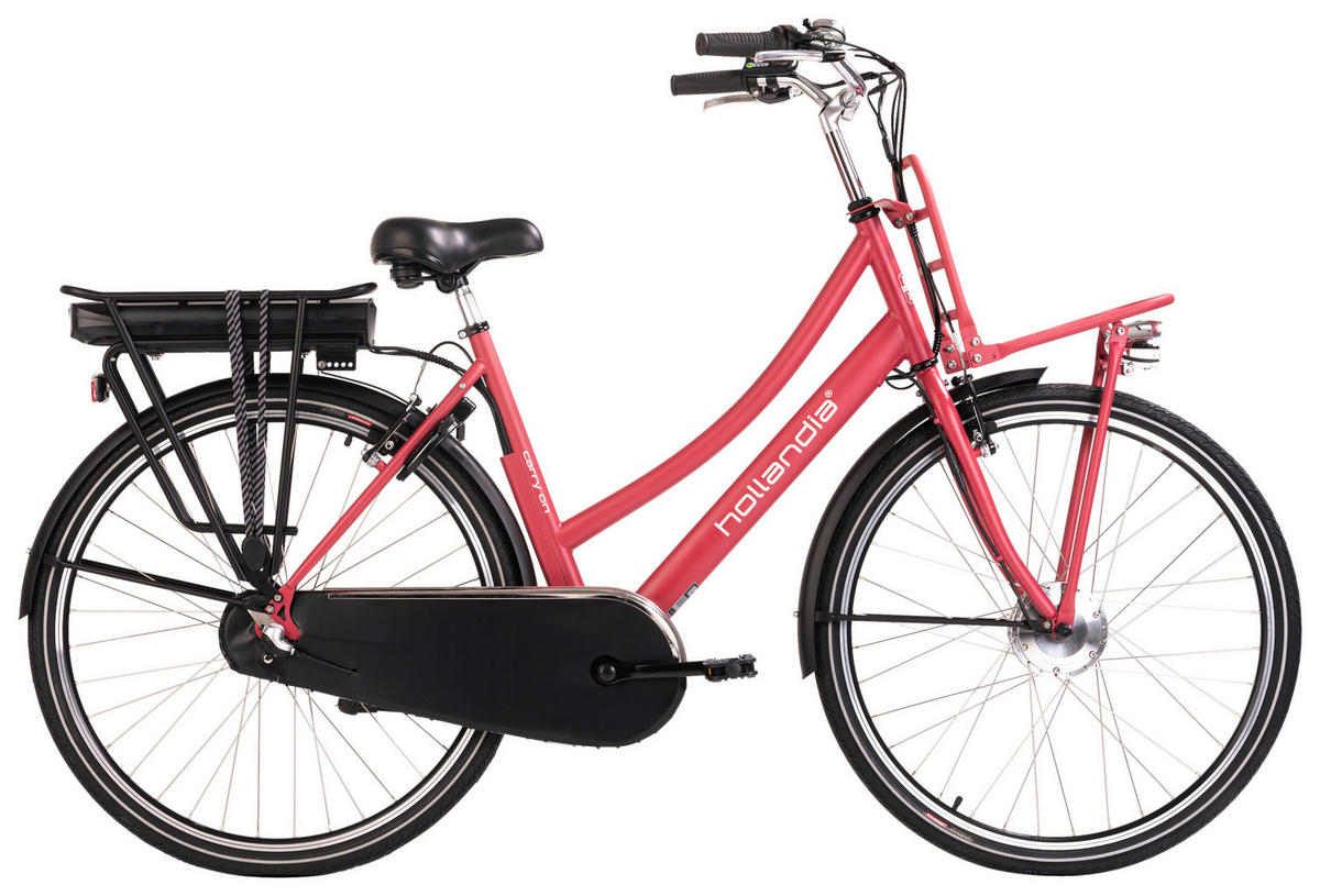 ELEKTROFAHRRAD 28 Zoll  - Rot, Basics, Metall (180/70/100cm)