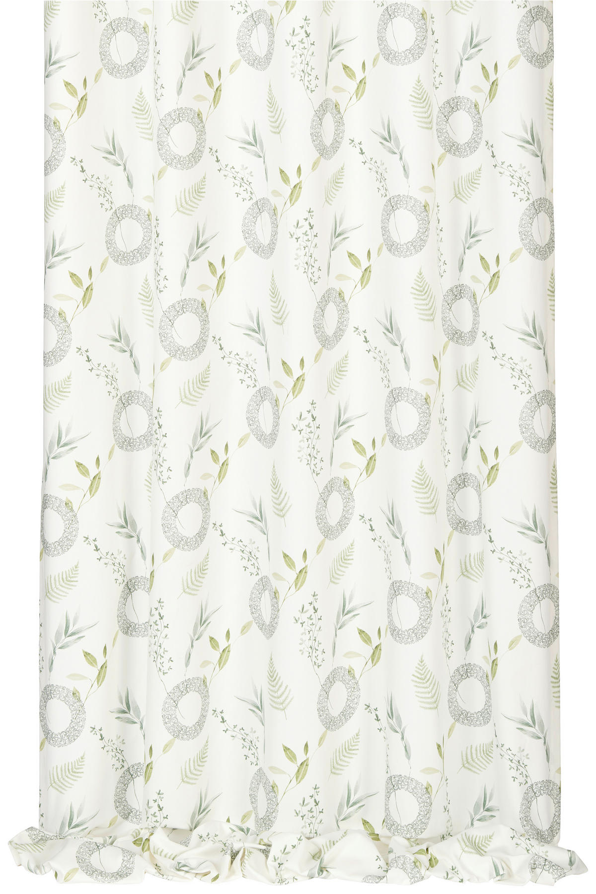 VORHANGSTOFF per lfm blickdicht  - Dunkelgrün/Schwarz, KONVENTIONELL, Textil (140cm) - Esposa
