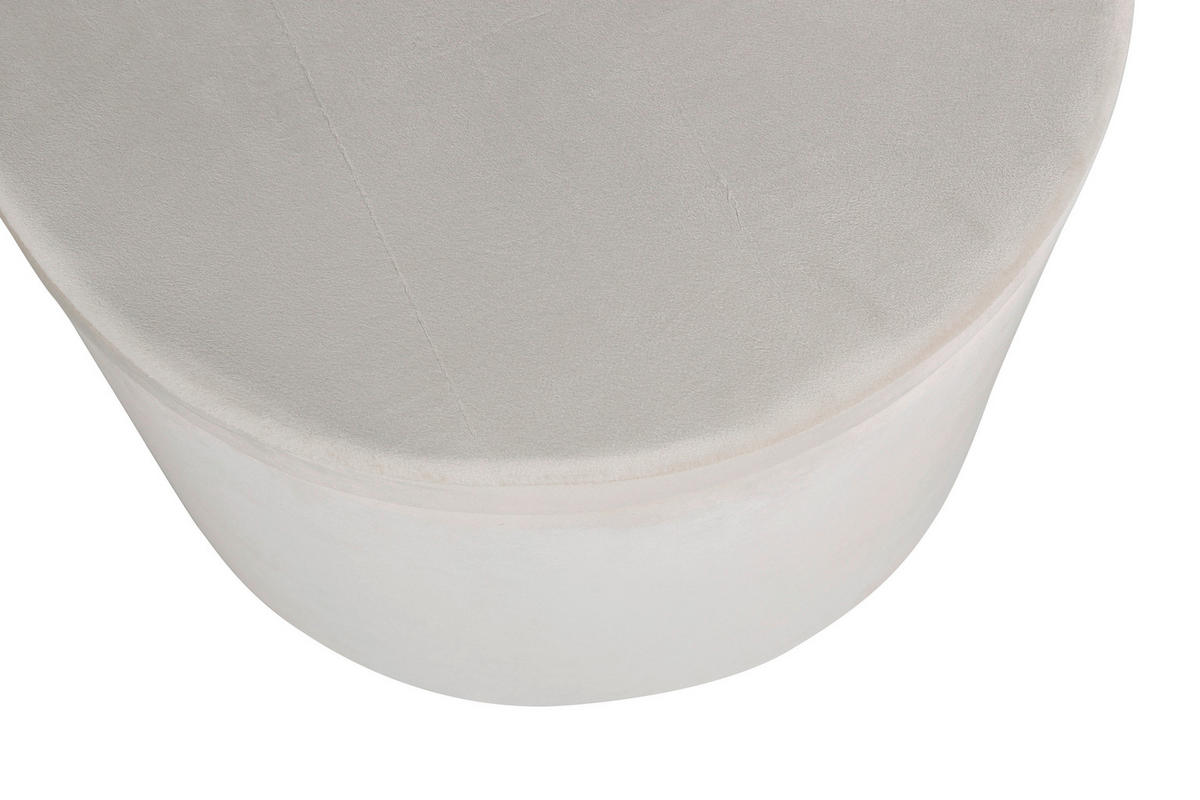 SITTPUFF i  - beige, Design, textil/plast (51/43/51cm) - Livetastic