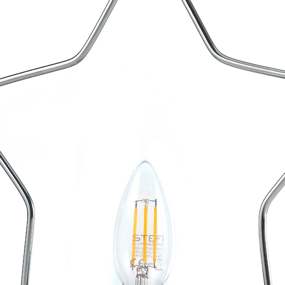 KINDERTISCHLEUCHTE  - Chromfarben, Design, Metall (27/12/40cm)