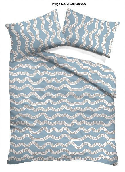 Lenjerie De Pat 200/220 cm  - albastru deschis, textil (200/220cm) - Novel