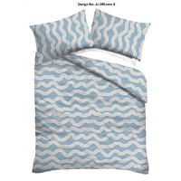 Lenjerie De Pat 200/220 cm  - albastru deschis, textil (200/220cm) - Novel