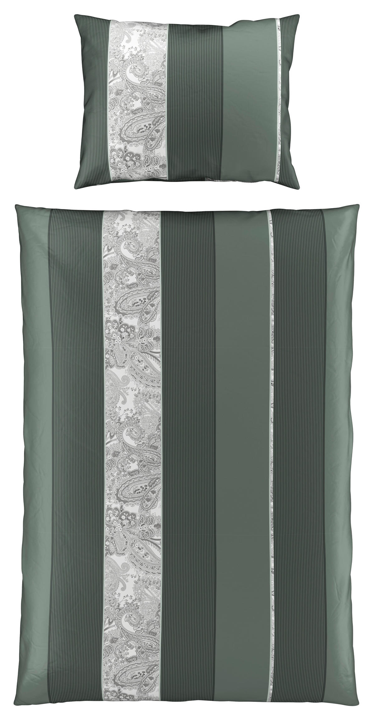 ÁGYNEMŰHUZAT-GARNITÚRA 140/200 cm  - zöld, Design, textil (140/200cm) - Dieter Knoll