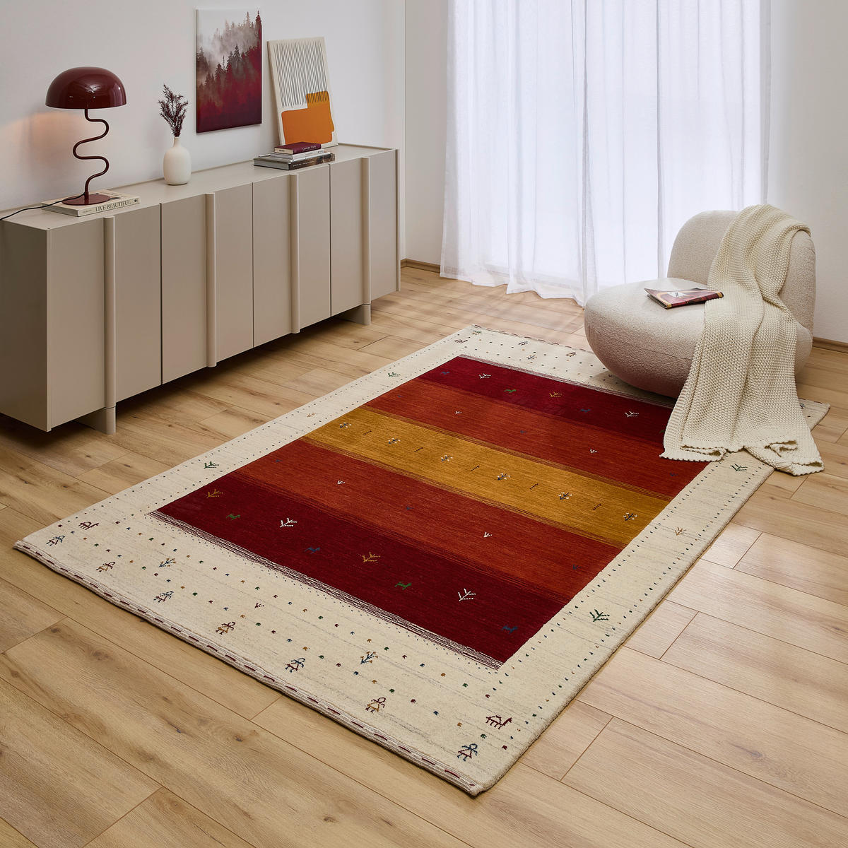 ORIENTTEPPICH 170/240 cm Rot  - Rot, Basics, Textil (170/240cm) - Cazaris