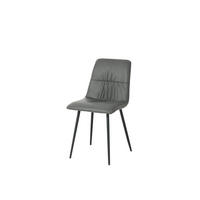 STOLICA  tamnosiva       - tamnosiva/crna, tekstil/metal (45/88/54cm)