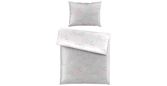 WENDEBETTWÄSCHE 140/200 cm - Grau, Trend, Textil (140/200cm) - Esposa