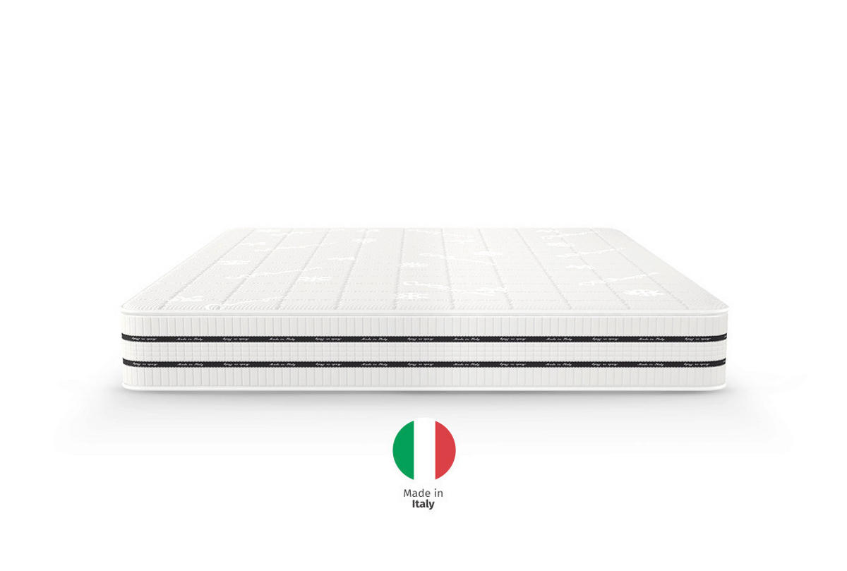 Saltea 160/22 cm  - alb, Basics, textil (160/22cm)