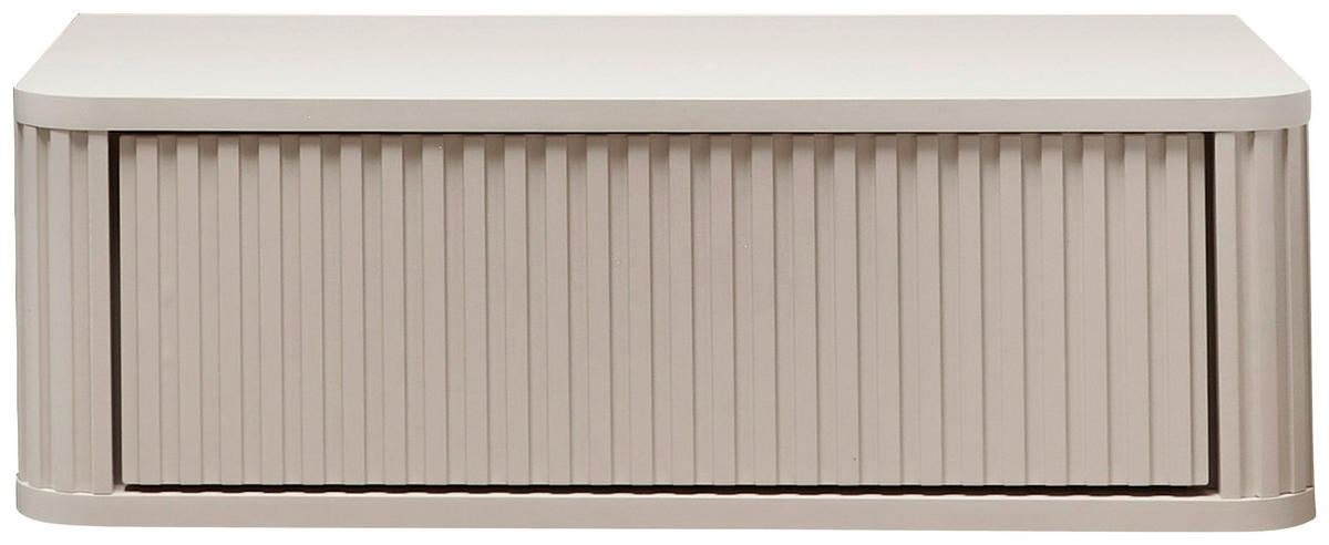 NACHTSCHRANK 63/21/38 cm  - Kaschmir, KONVENTIONELL, Holzwerkstoff (63/21/38cm) - Chameo