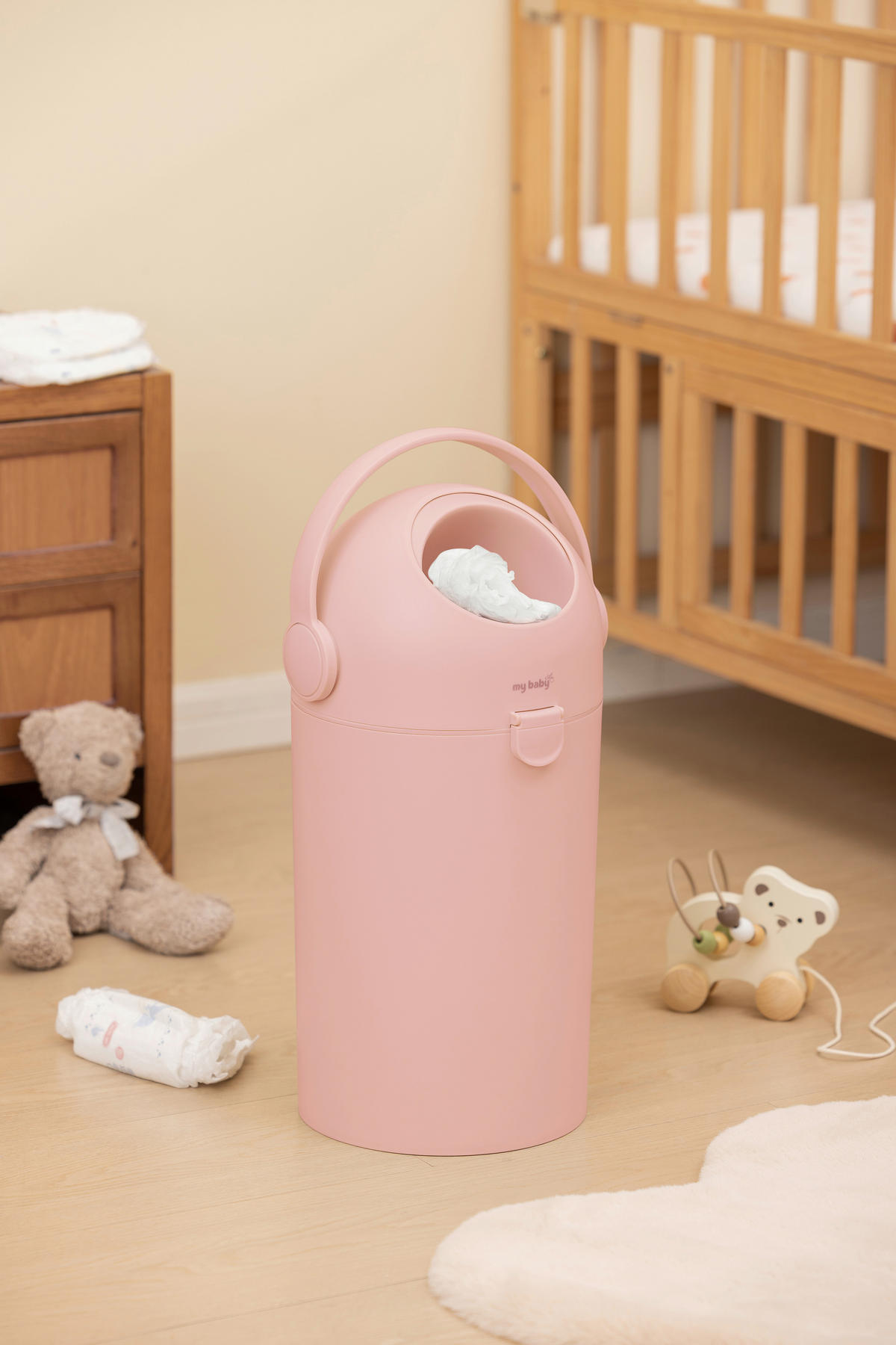 WINDELEIMER 26/50 cm  - Pink, Basics, Kunststoff (26/50cm) - My Baby Lou