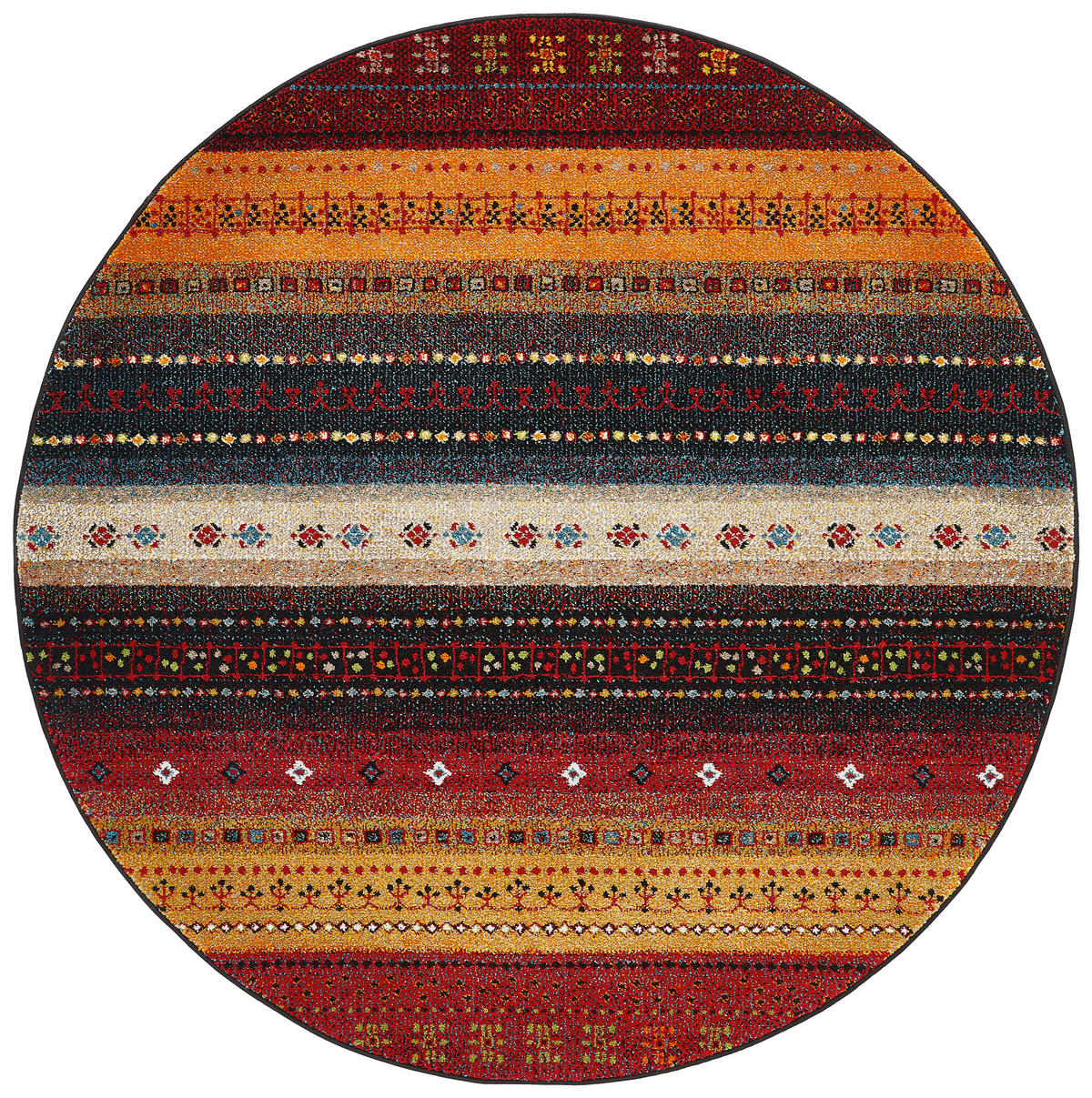 Covor Țesut Cassandra  - multicolor/roșu, Konventionell, textil (160l) - Novel