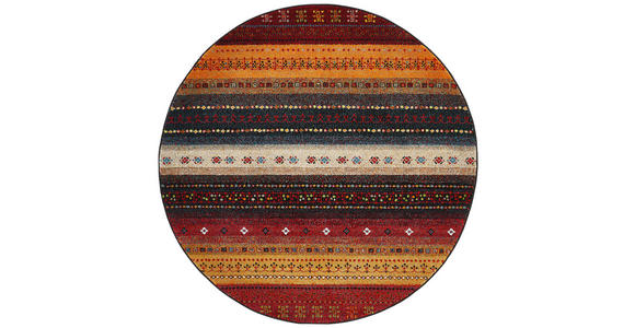 WEBTEPPICH Cassandra Multicolor, Rot  - Rot/Multicolor, KONVENTIONELL, Textil (160l) - Novel