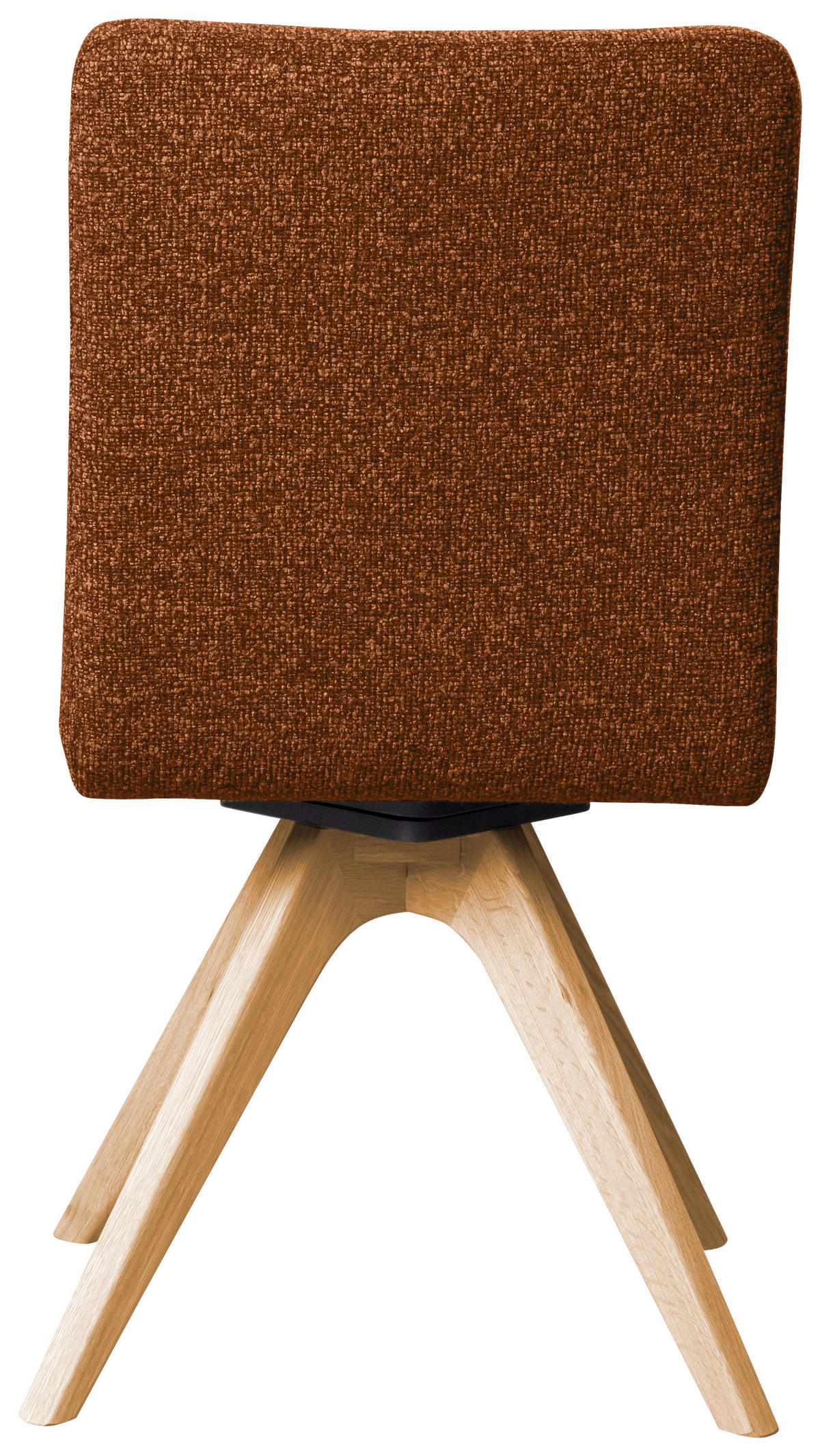 STUHL drehbar - Eichefarben/Haselnussfarben, KONVENTIONELL, Holz/Textil (47/89/60cm) - Linea Natura