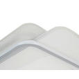 DECKENLEUCHTE    46,5/48,5/5 cm  - Chromfarben/Alufarben, Trend, Kunststoff/Metall (46,5/48,5/5cm) - Novel