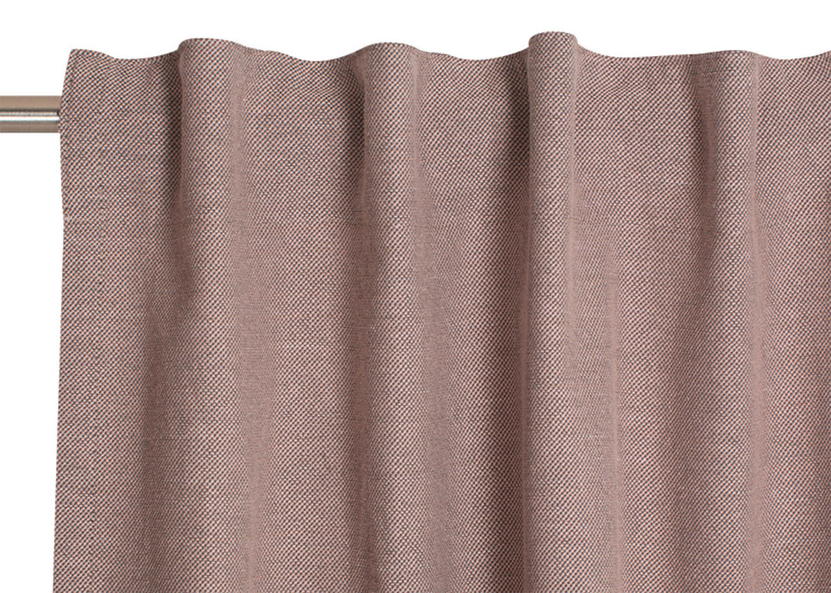 FERTIGVORHANG blickdicht  - Hellbraun, Basics, Textil (130/250cm) - Schöner Wohnen
