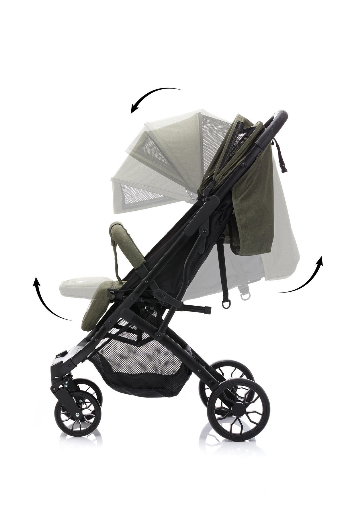 KIŠOBRAN KOLICA  Styler Elite  - Osnovno, tekstil/metal (100/70/51cm) - Fillikid