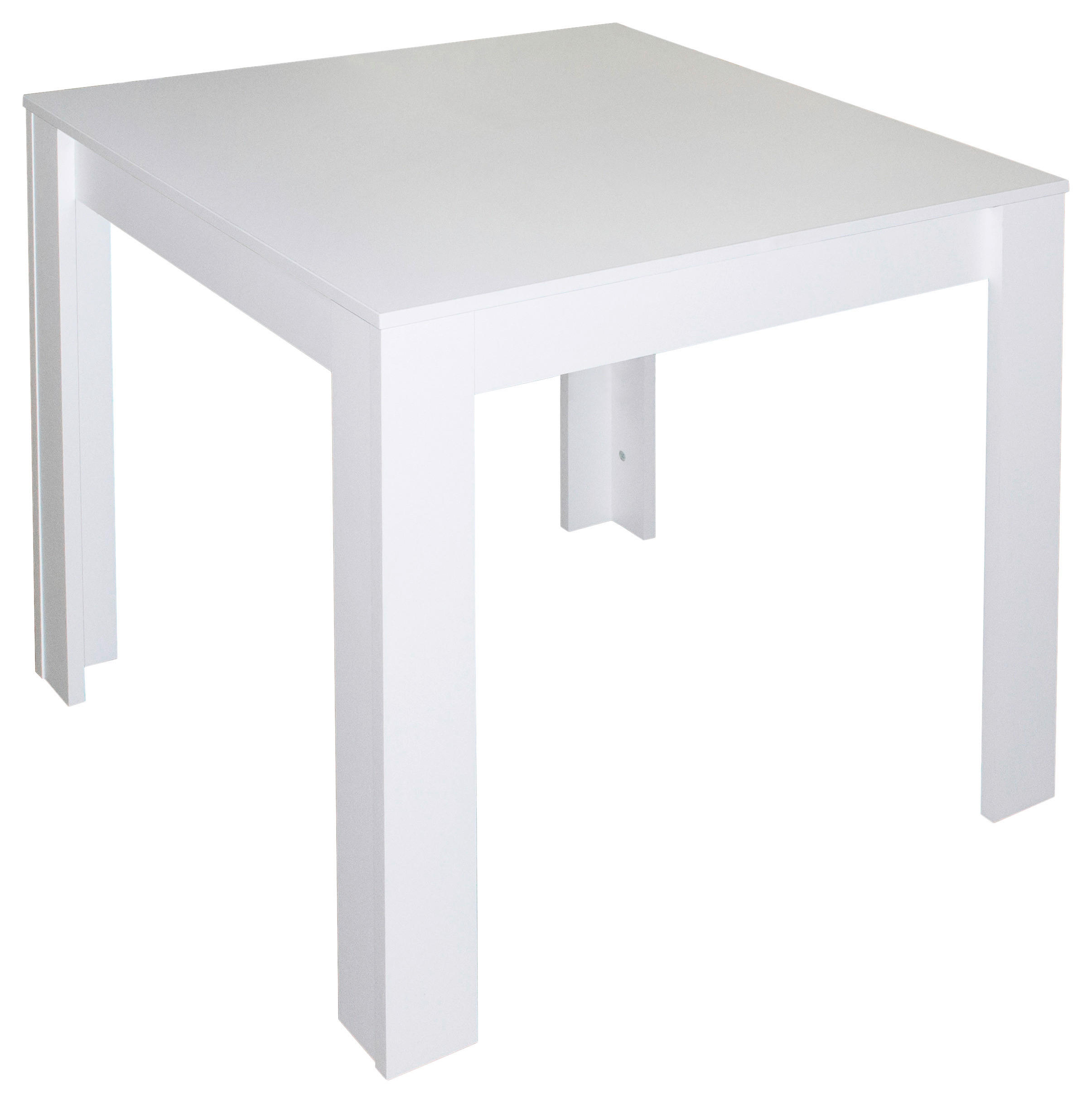 ESSTISCH in Holzwerkstoff 80/80/75 cm  - Weiß, MODERN, Holzwerkstoff (80/80/75cm) - Livetastic