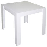 ESSTISCH in Holzwerkstoff 80/80/75 cm  - Weiß, MODERN, Holzwerkstoff (80/80/75cm) - Livetastic